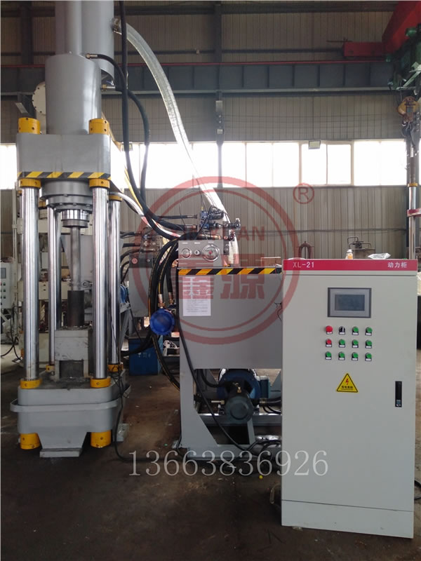廊坊300T圓柱形鋁屑?jí)簤K機(jī)（加大型）